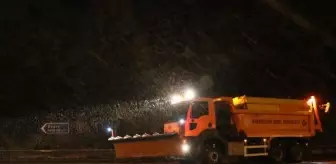 Bolu Dağı'nda Sağanak Kar Yağışı