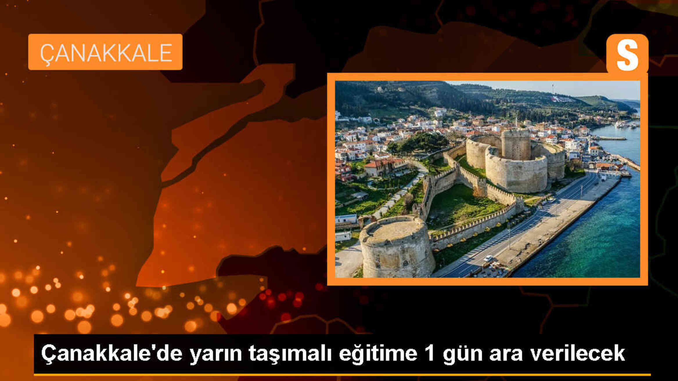 Çanakkale Valiliği, Taşımalı Eğitime Kar Yağışı Nedeniyle Ara Verdi
