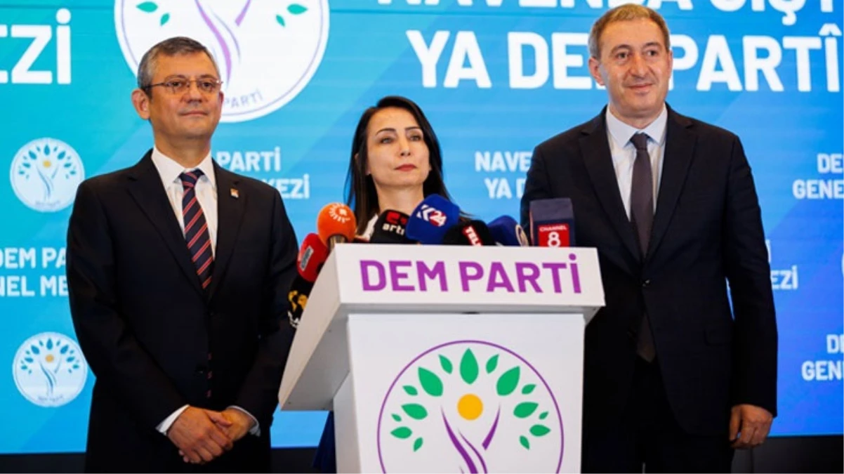 DEM Parti Eş Genel Başkanları CHP Genel Merkezi\'nde Özgür Özel\'i ziyaret edecek