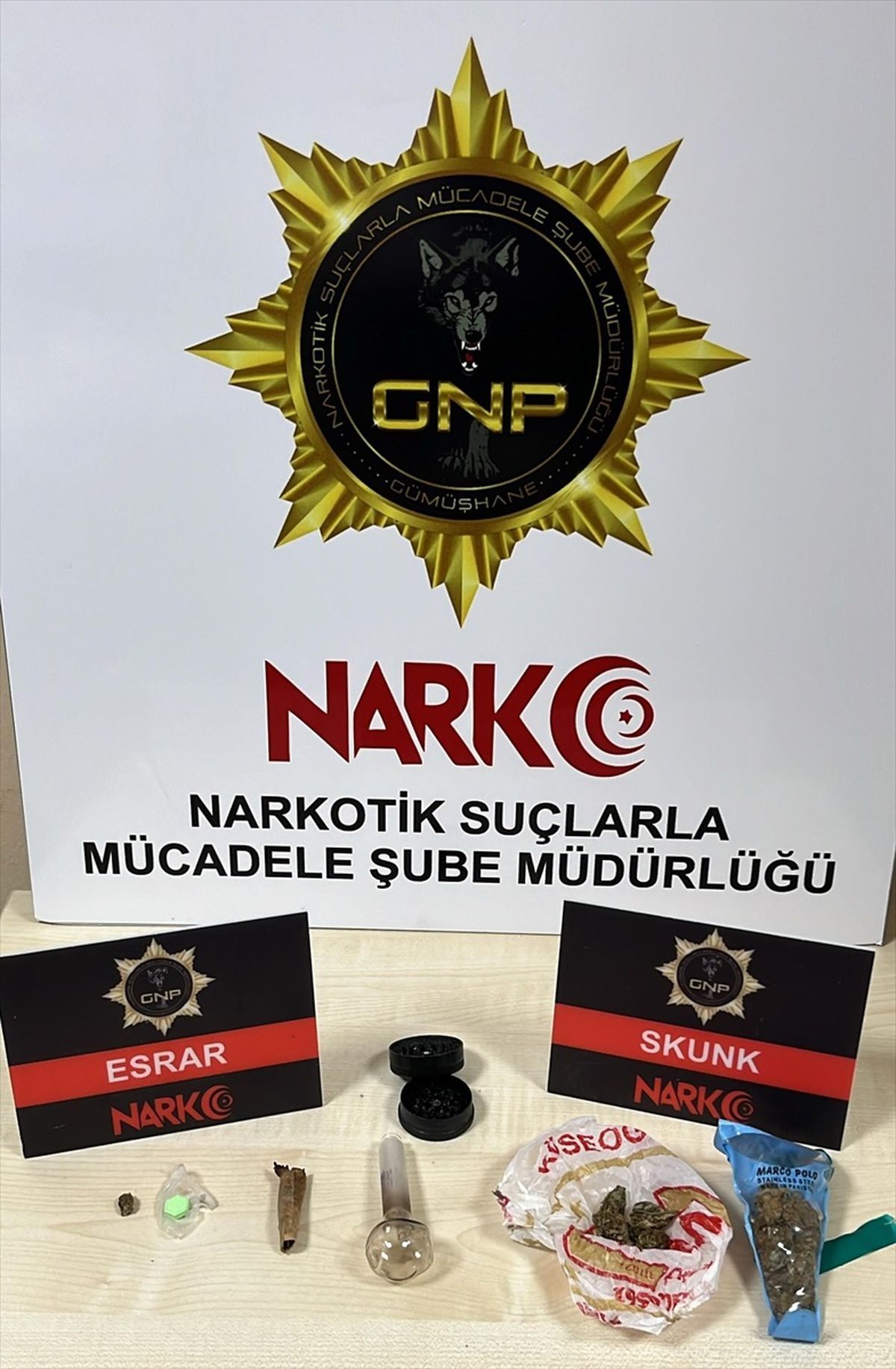Gümüşhane\'de uyuşturucu operasyonunda 4 kişi gözaltına alındı