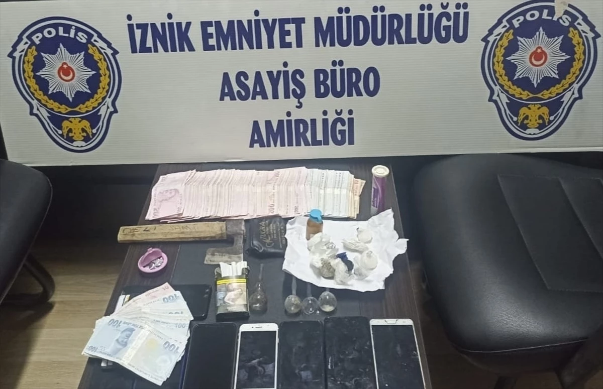 İznik\'te Uyuşturucu Operasyonu: 7 Şüpheliden Bir Tutuklandı
