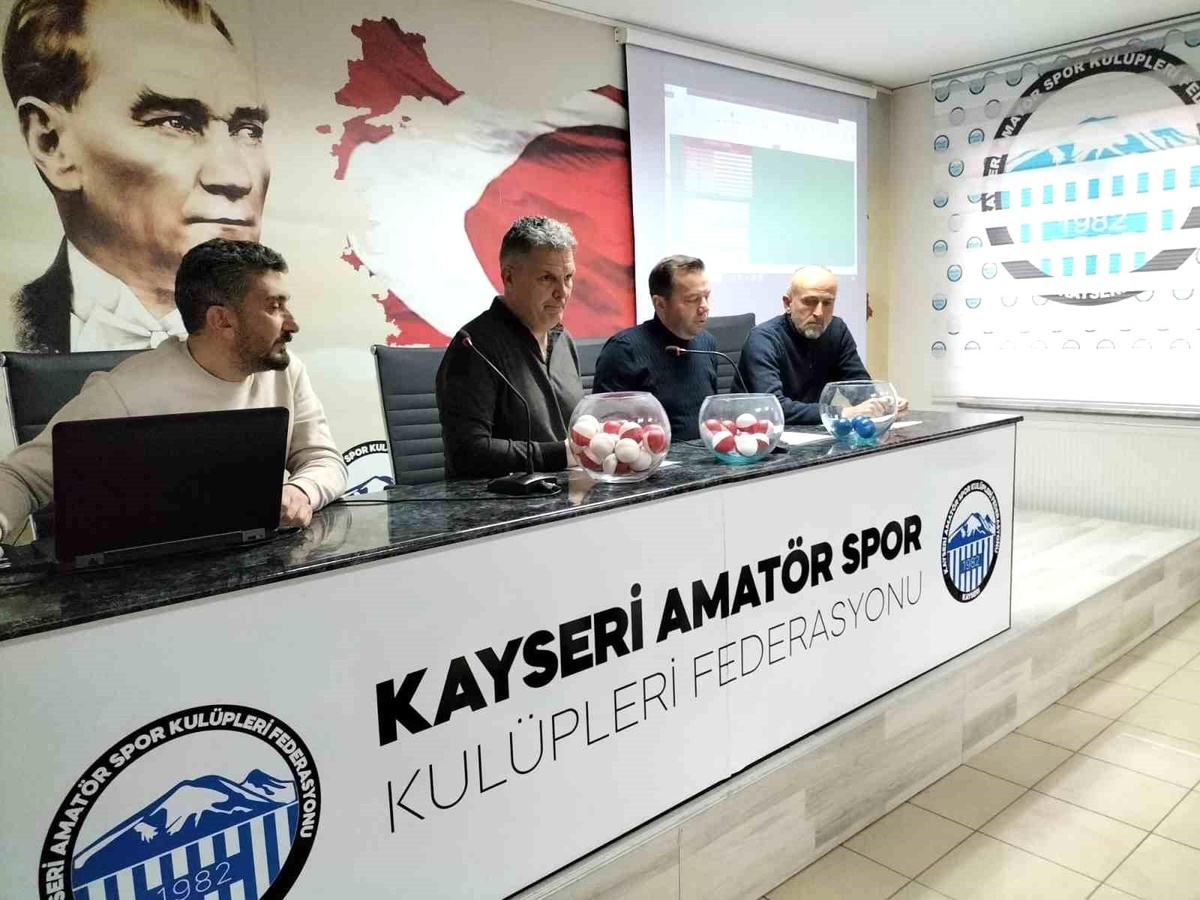 Kayseri Fatih Türk U-17 Futbol Ligi Fikstür Çekimi Gerçekleştirildi