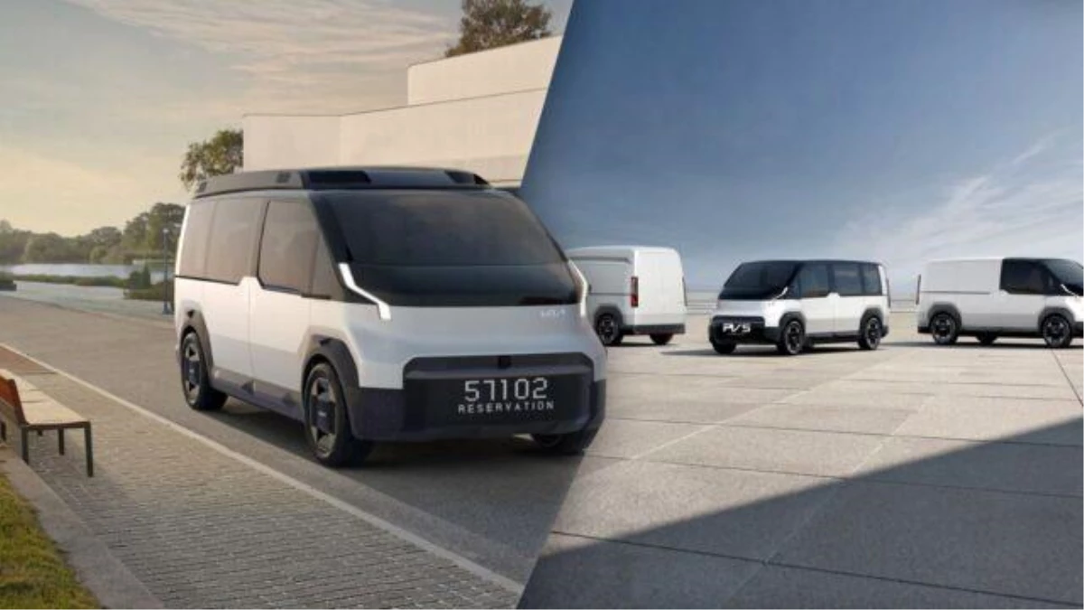 KIA, CES 2024\'te PV Serisi Modüler ve Elektrikli Van Araçlarını Tanıttı