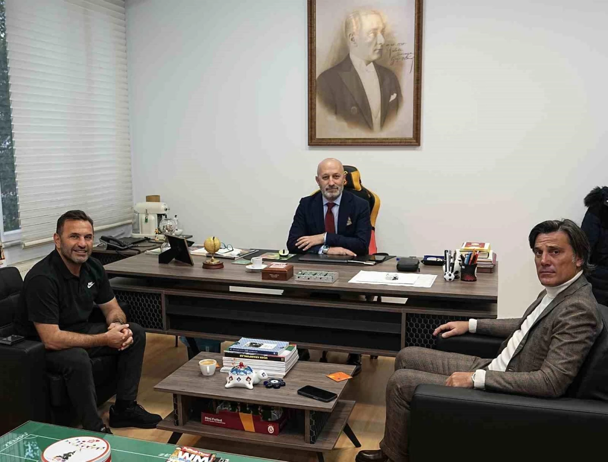 A Milli Futbol Takımı Teknik Direktörü Vincenzo Montella, Galatasaray Florya Metin Oktay Tesisleri\'ni ziyaret etti