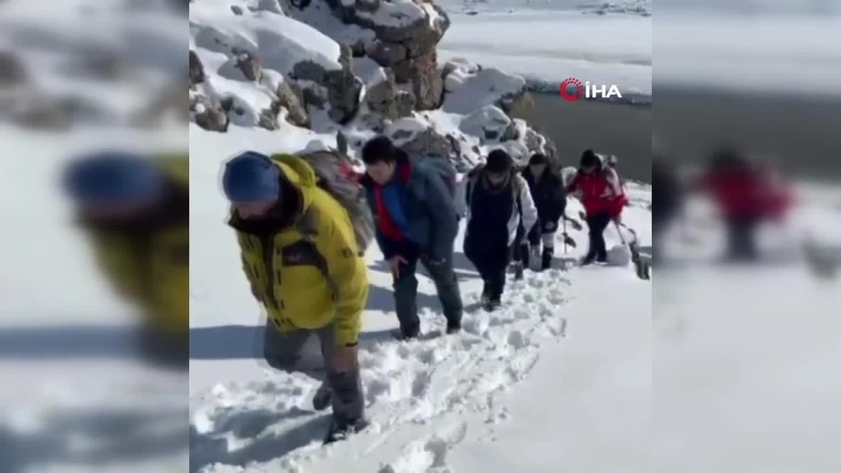 Murat Kanyonu\'nda küresel ısınmaya farkındalık yürüyüşü