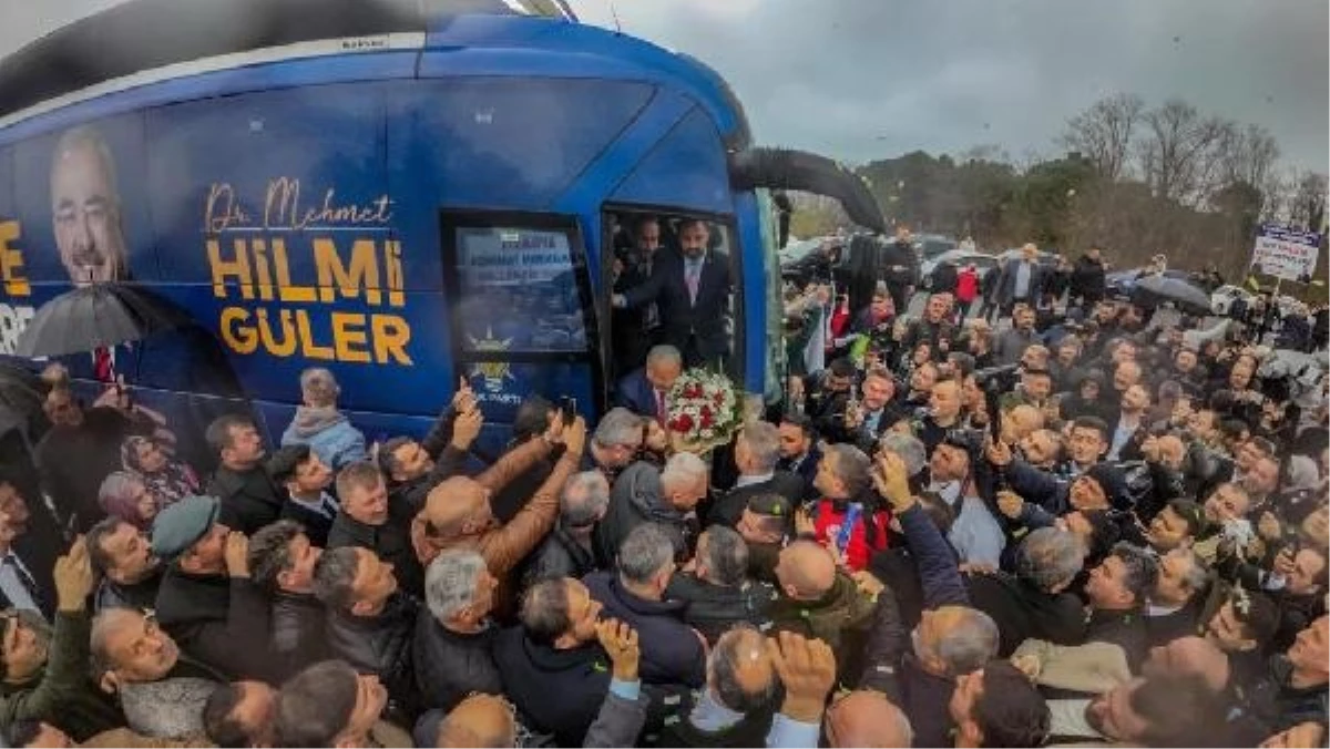 AK Parti Ordu Büyükşehir Belediye Başkanı Mehmet Hilmi Güler, coşkuyla karşılandı
