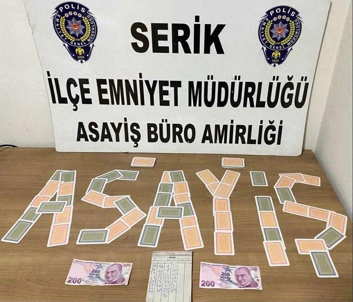 Serik\'te 84 aranan şahıstan 38\'i tutuklandı