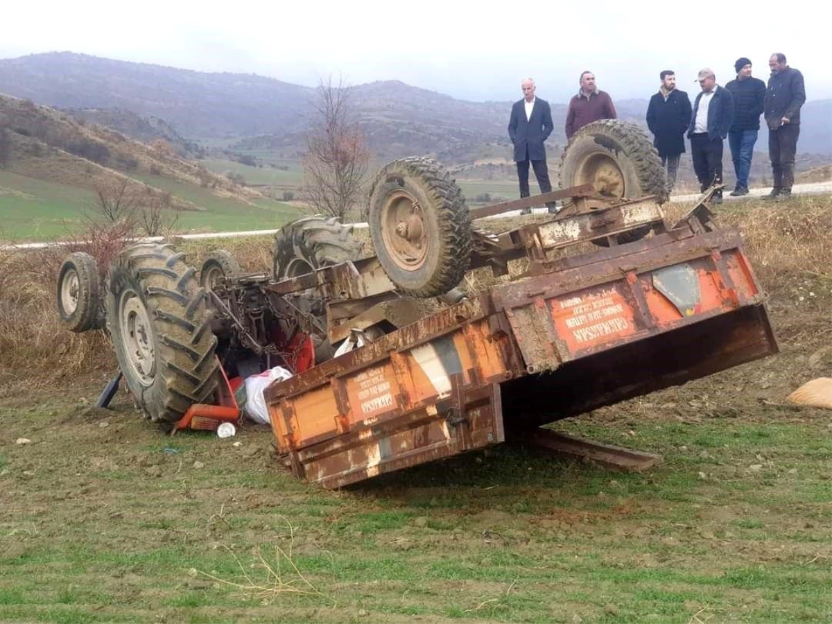 Sungurlu\'da Traktör Kazası: 1 Yaralı