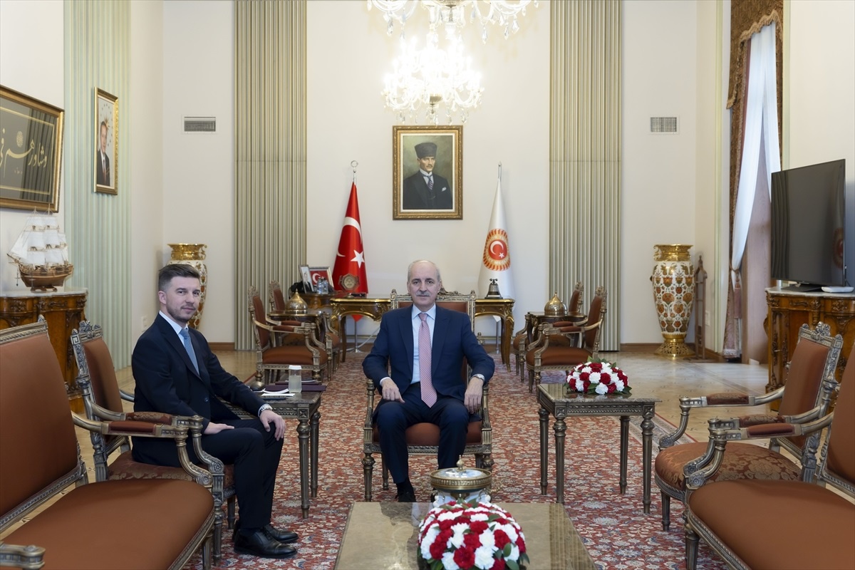 TBMM Başkanı Numan Kurtulmuş, Bosna Hersek Büyükelçisini Kabul Etti