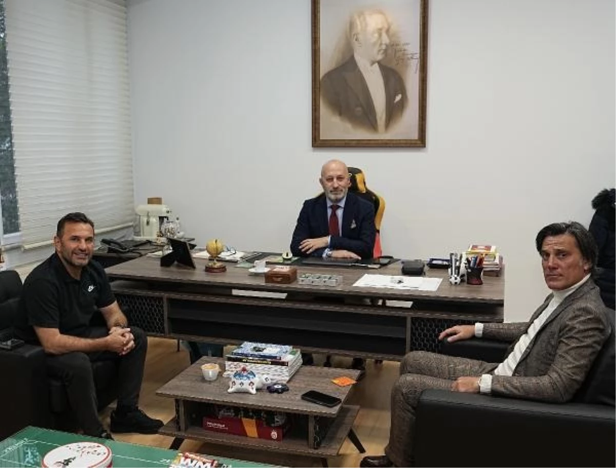 A Milli Futbol Takımı Teknik Direktörü Vincenzo Montella, Galatasaray\'ı ziyaret etti