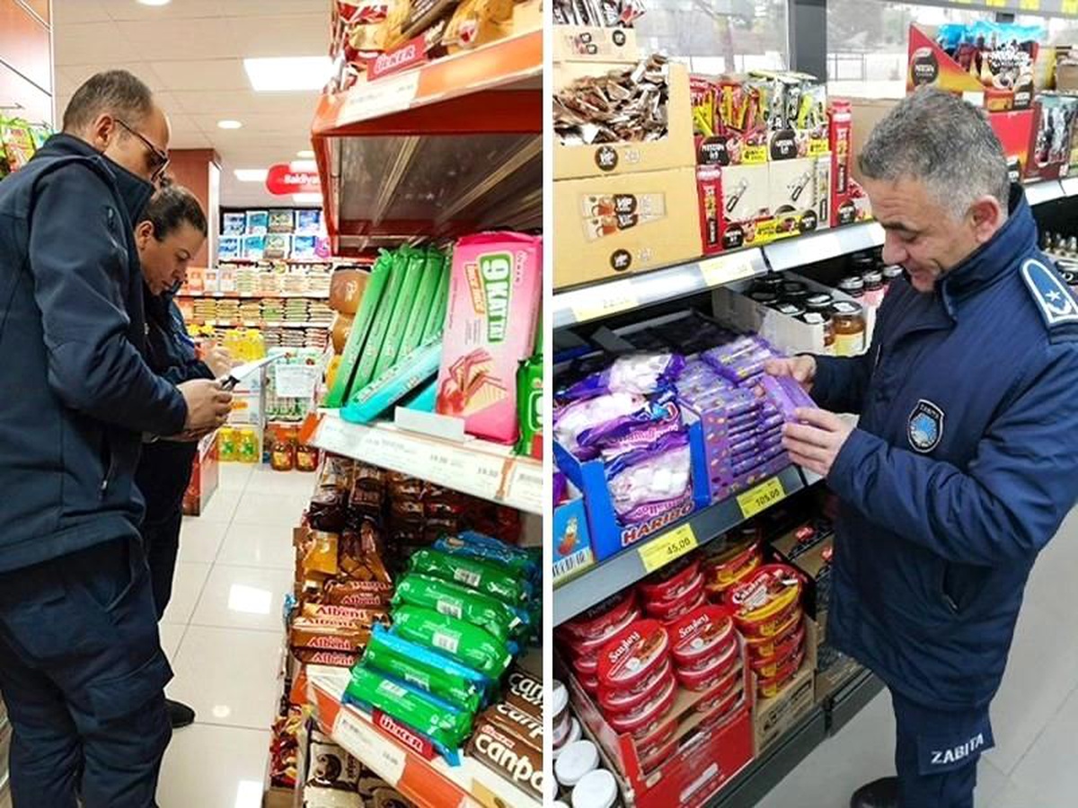 Erzincan\'da zabıta ekiplerince marketler denetlendi