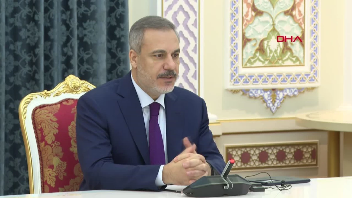 Dışişleri Bakanı Hakan Fidan, Tacikistan\'da üst düzey temaslarda bulundu