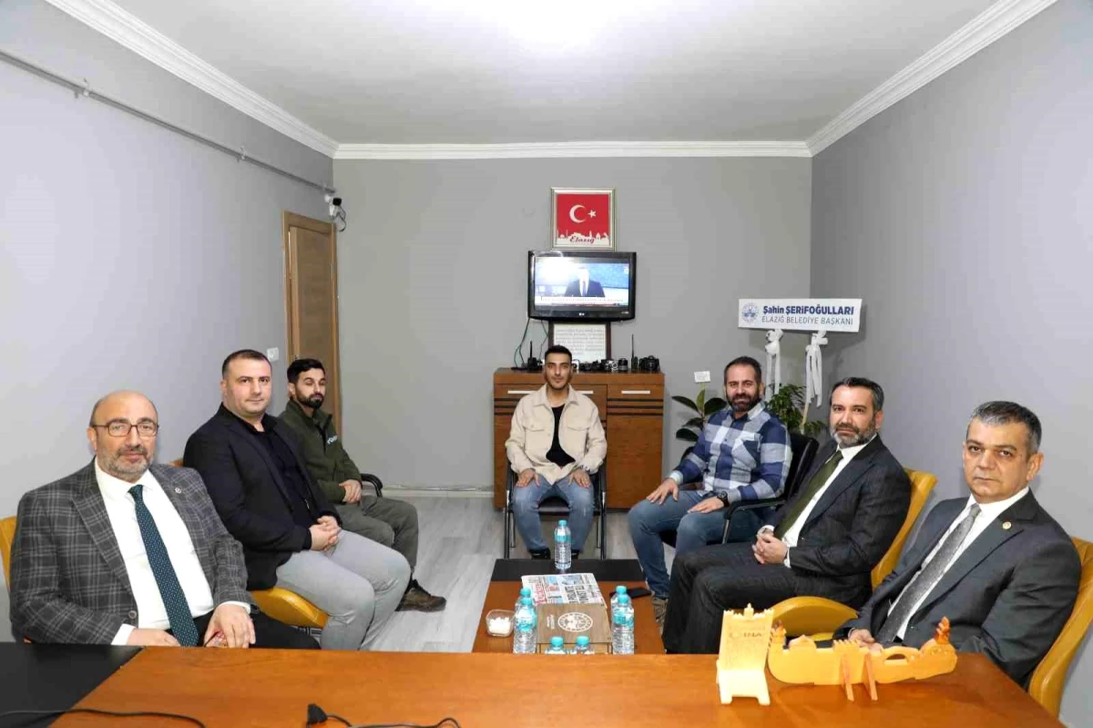 AK Parti Elazığ Milletvekilleri ve Belediye Başkanı İhlas Haber Ajansı\'nı Ziyaret Etti