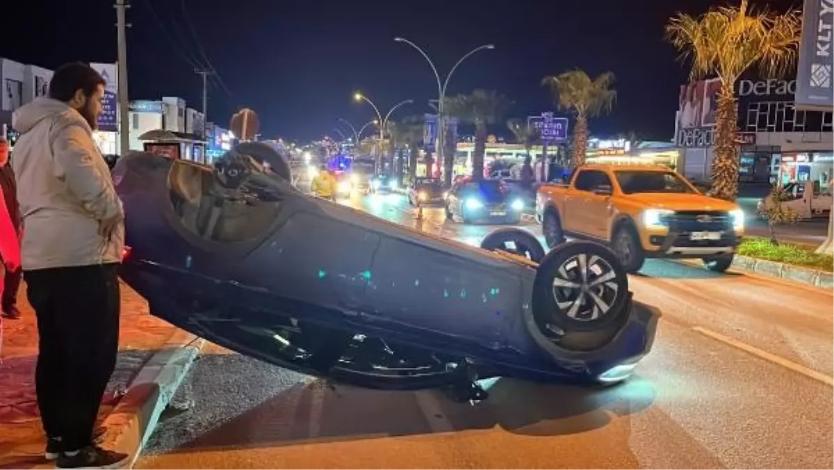 Bodrum'da otomobil ile cip çarpıştı: 3 yaralı