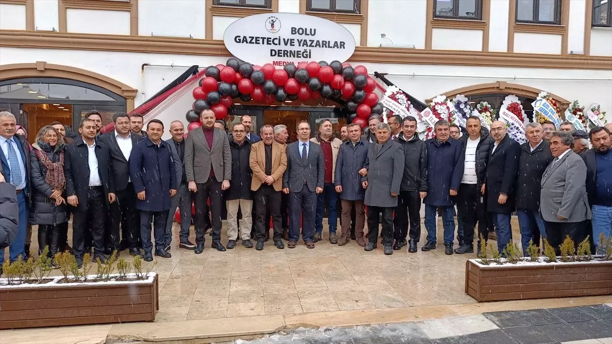 Bolu Gazeteci ve Yazarlar Derneği Medya Evi Açıldı