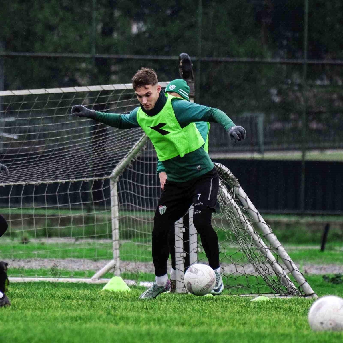Bursaspor, Yeni Mersin İdman Yurdu maçı için taktik idman yaptı