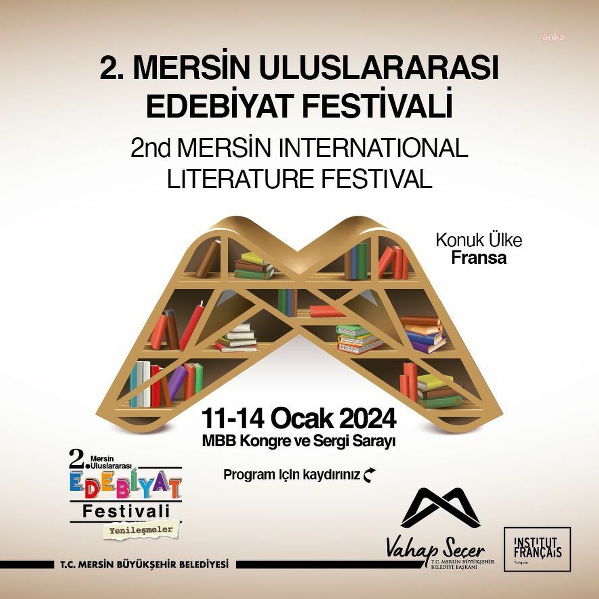 Uluslararası Mersin Edebiyat Festivali Başlıyor