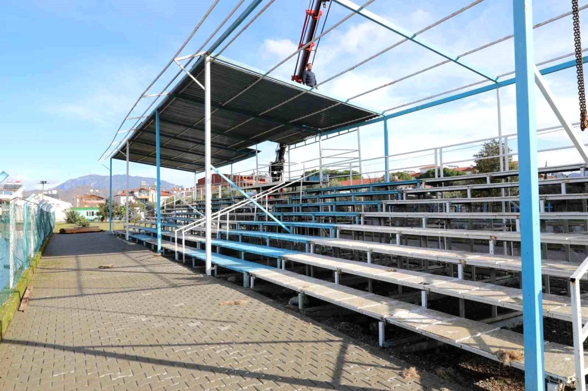 Dalaman Şehir Stadı\'na 500 seyirci kapasiteli yeni tribün yapımı için ihale yapıldı