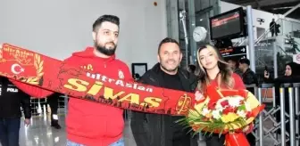 Galatasaray, Sivasspor maçı için Sivas'a geldi