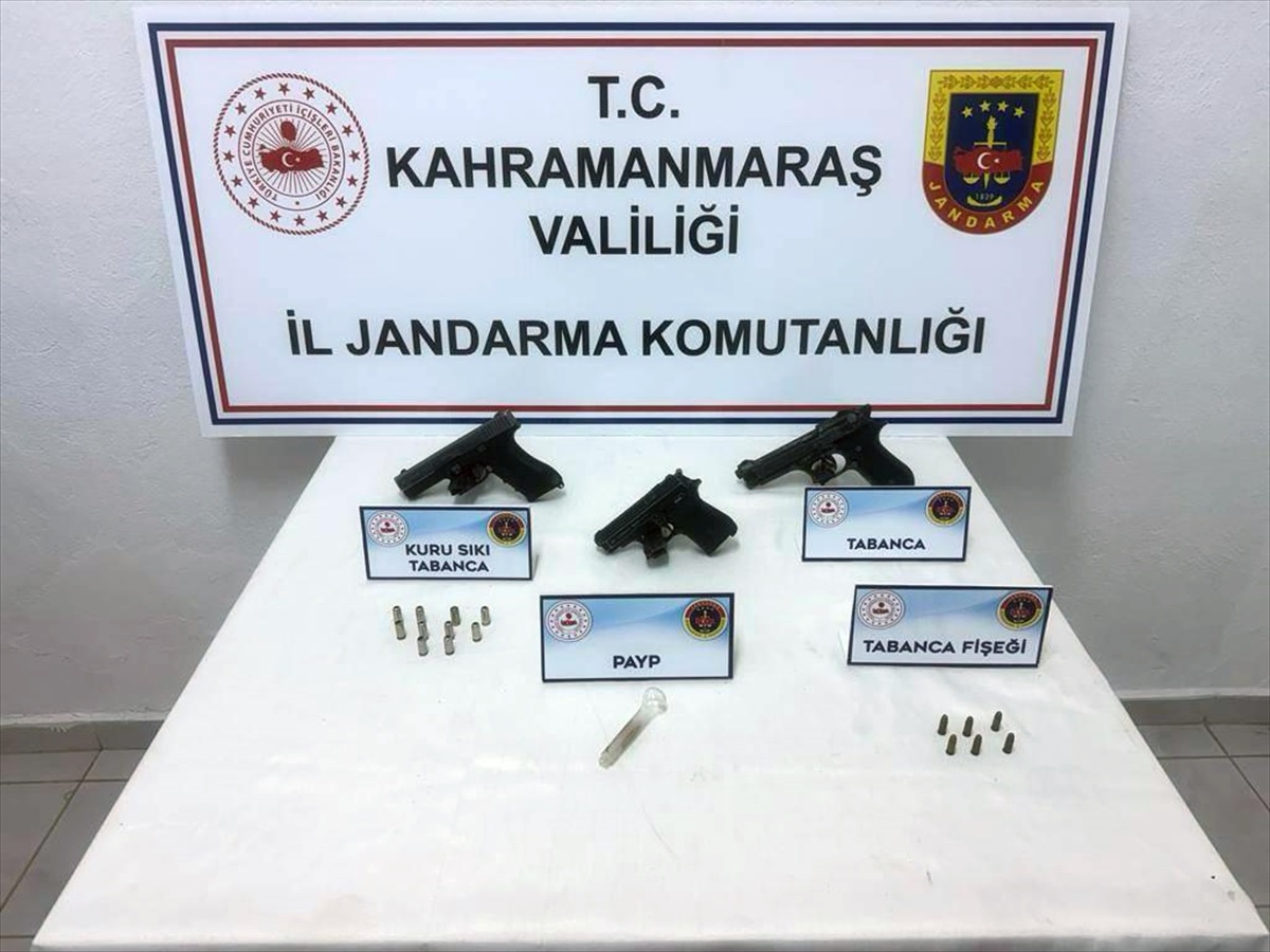 Kahramanmaraş\'ta asayiş uygulamasında 2 şüpheli göz altına alındı