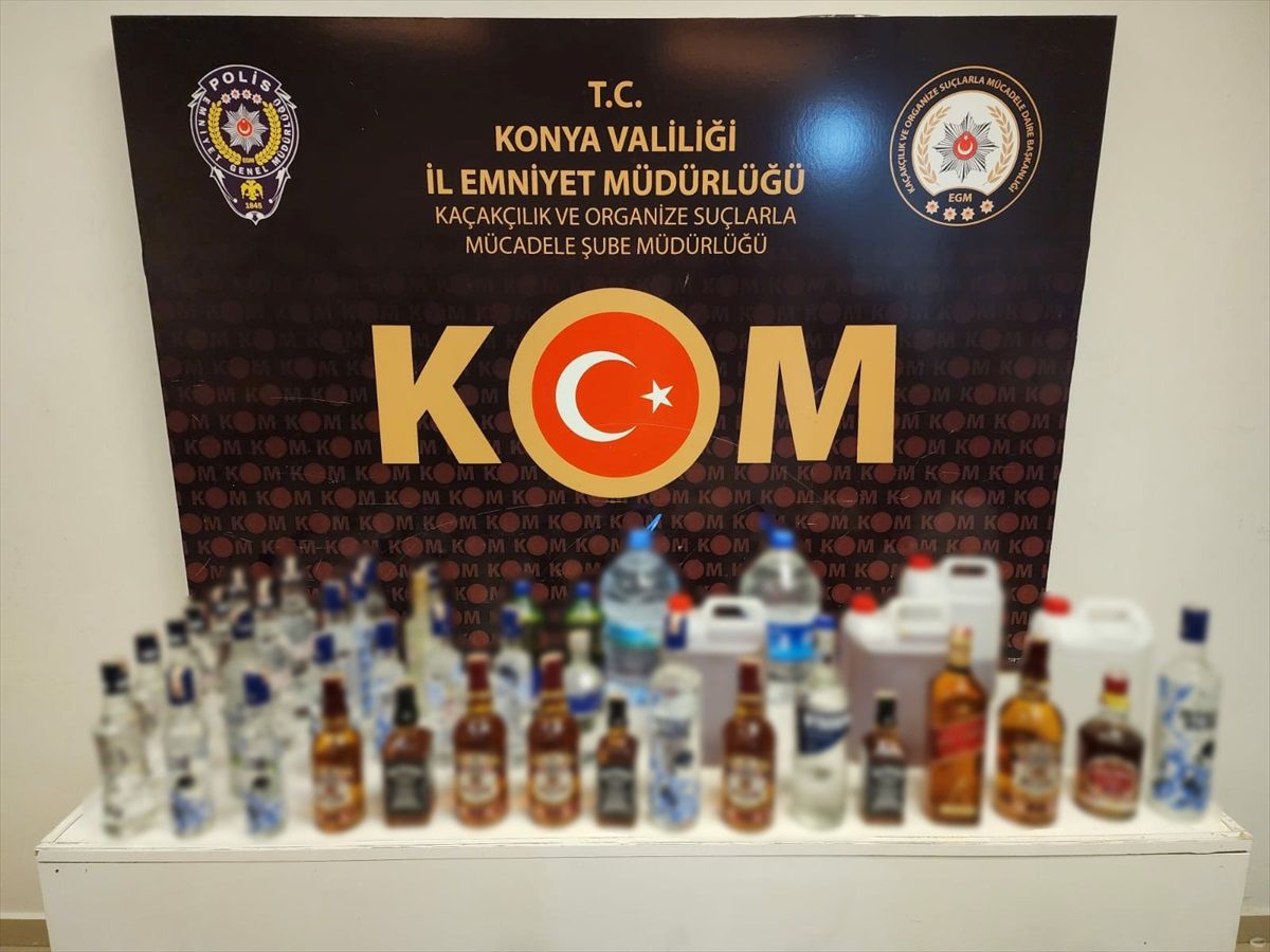Konya\'da Kaçakçılık Operasyonunda 9 Şüpheli Gözaltına Alındı