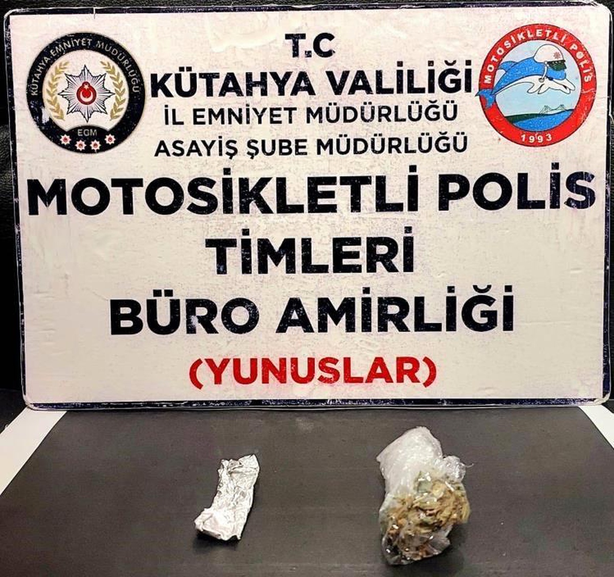 Kütahya\'da Motosikletli Polis Timlerince uyuşturucu operasyonu