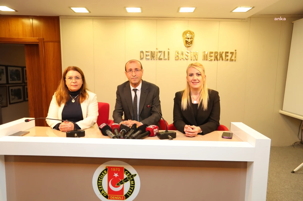 Merkezefendi Belediye Başkanı Şeniz Doğan, Denizli Gazeteciler Cemiyeti\'ni ziyaret etti