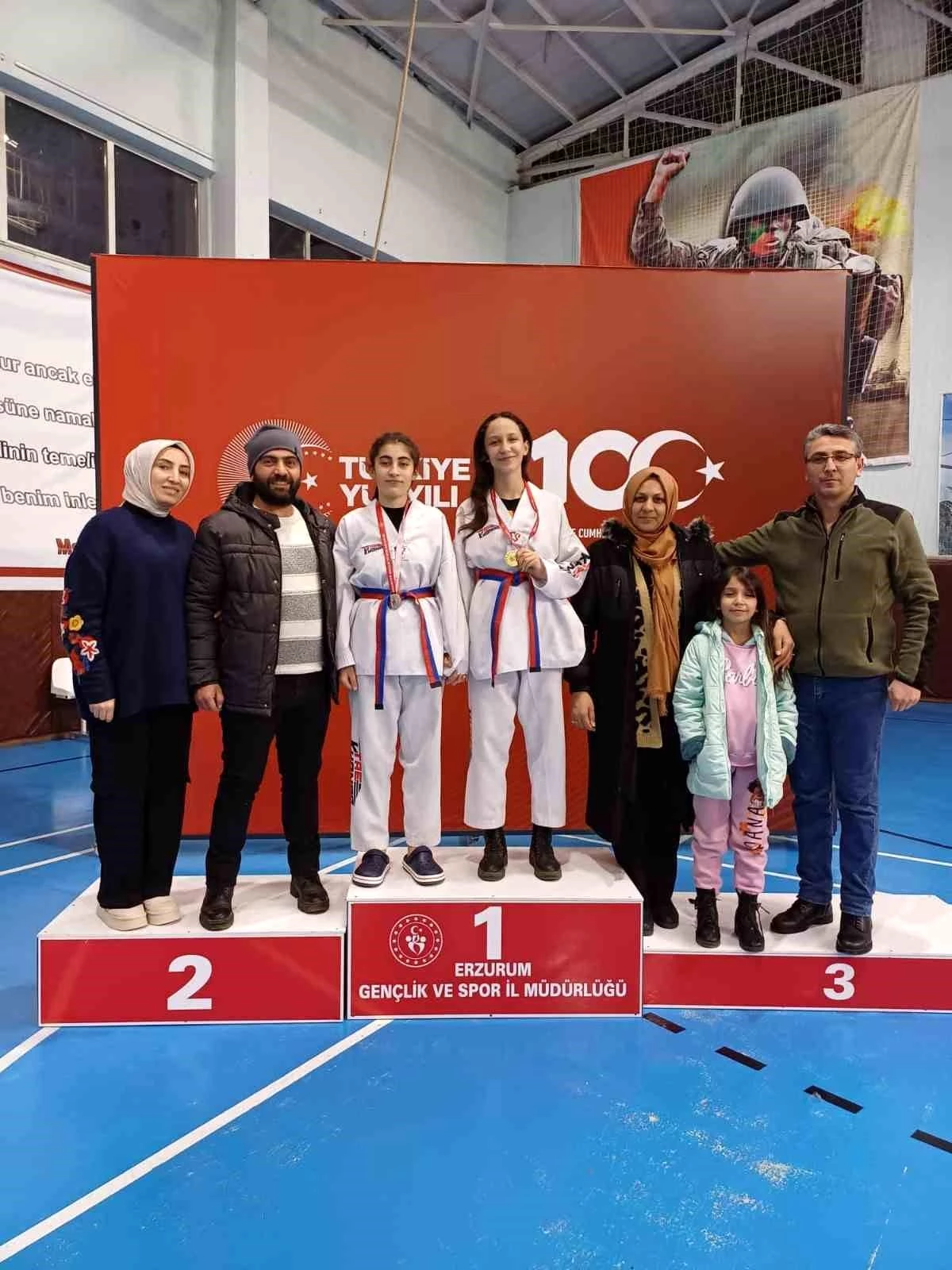 Erzurum\'da Oltulu Taekwondocular Başarıya İmza Attı