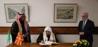 Suudi Arabistan Şura Meclisi Başkanı Kuzey Makedonya'da