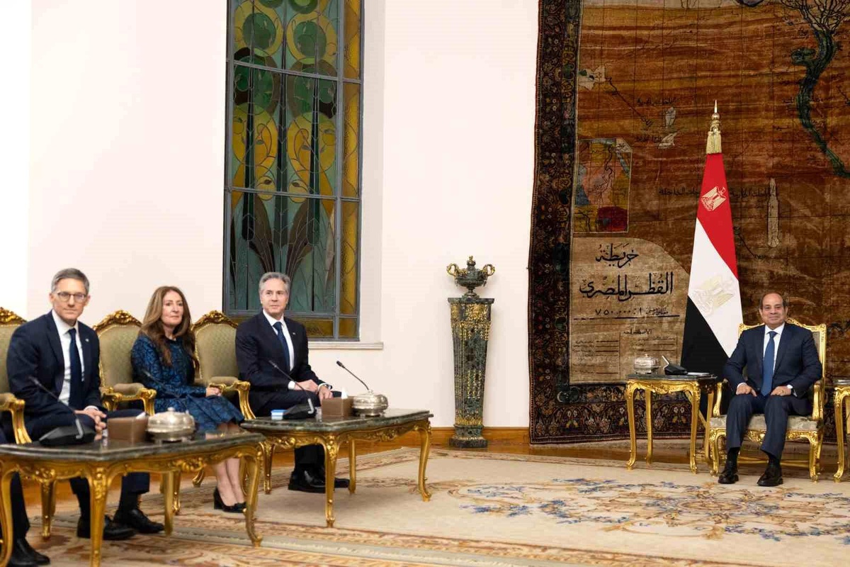 ABD Dışişleri Bakanı Blinken, Mısır\'da Cumhurbaşkanı es-Sisi ile görüştü