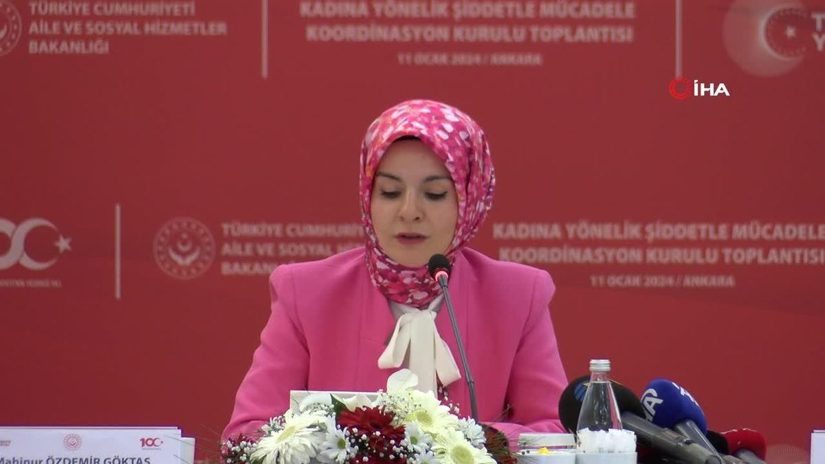 Bakan Göktaş: "Tek bir kadının şiddetle karşı karşıya kalma riskini ortadan kaldırıncaya kadar durmayacağız"