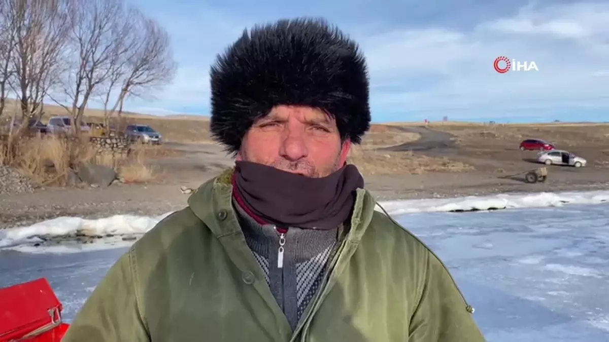 Çıldır Gölü'nde Atlı Kızak Keyfi