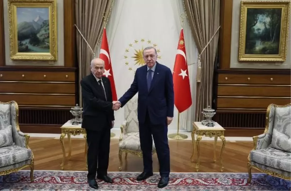 Cumhurbaşkanı Erdoğan, Bahçeli ile görüştü