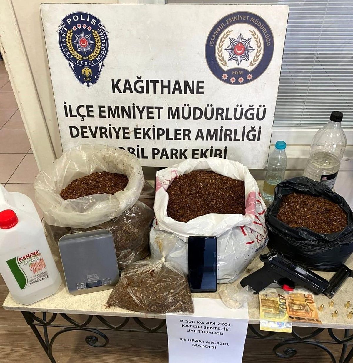 Kağıthane\'de Uyuşturucu Operasyonu: 8 Şüpheli Yakalandı