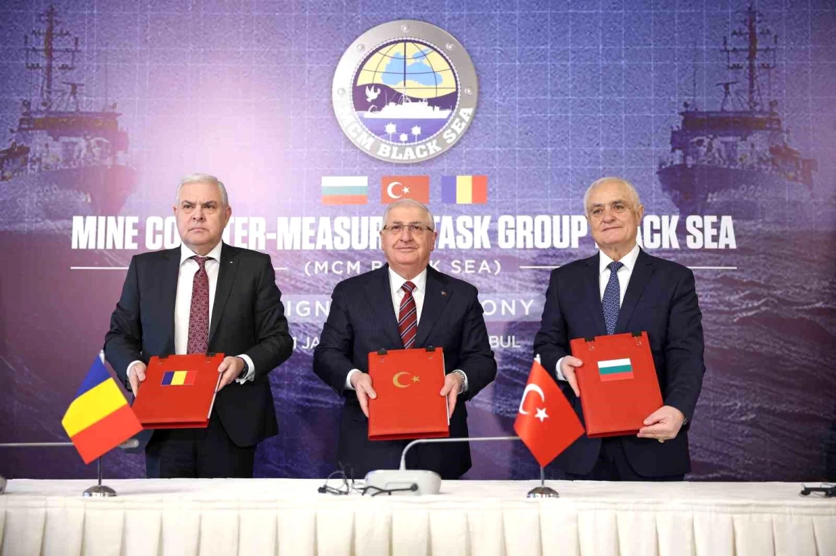 Türkiye, Romanya ve Bulgaristan Karadeniz\'deki Mayın Tehlikesine Karşı Tedbirler İçin Mutabakat İmzaladı