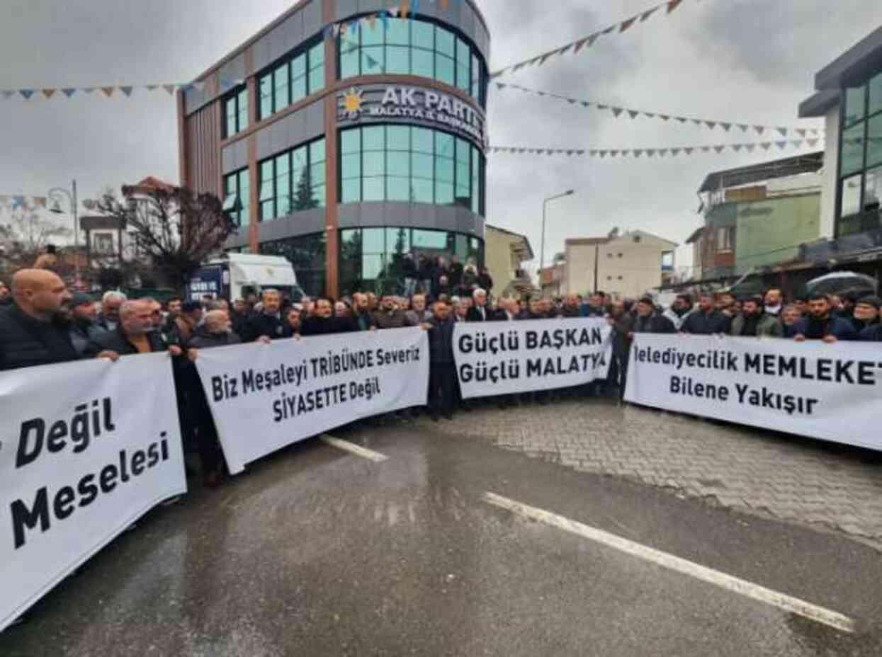 Malatyalılar Başkan Selahattin Gürkan'a destek vermek için bir araya geldi