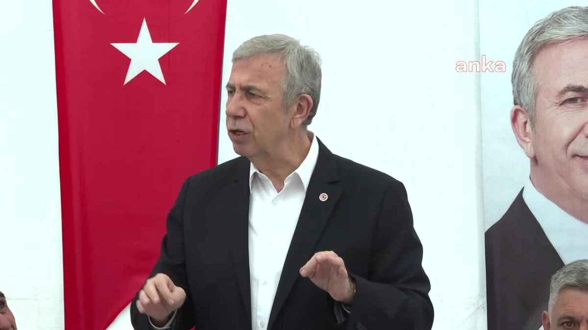 Ankara Büyükşehir Belediye Başkanı Mansur Yavaş, Taksicilerle Bir Araya Geldi