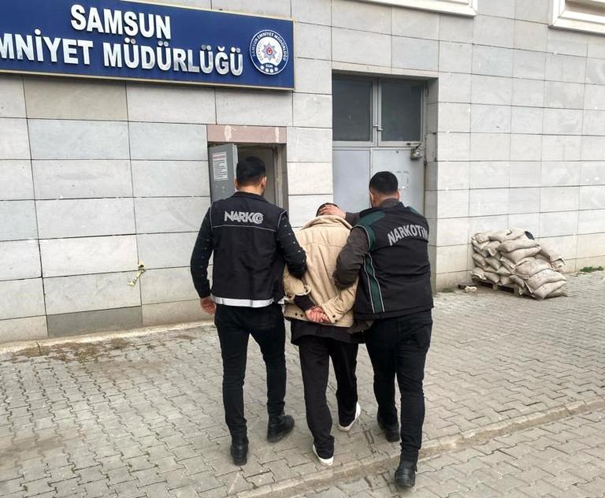 Samsun\'da Uyuşturucu Ticareti Yapan Şahıs Yakalandı