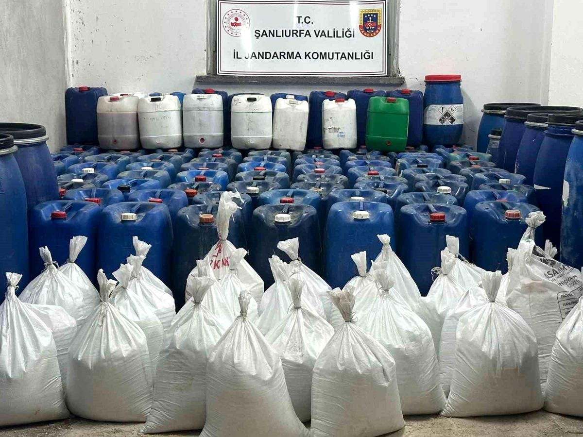 Şanlıurfa\'da 7 Ton 800 Kilogram Sahte Deterjan Ele Geçirildi