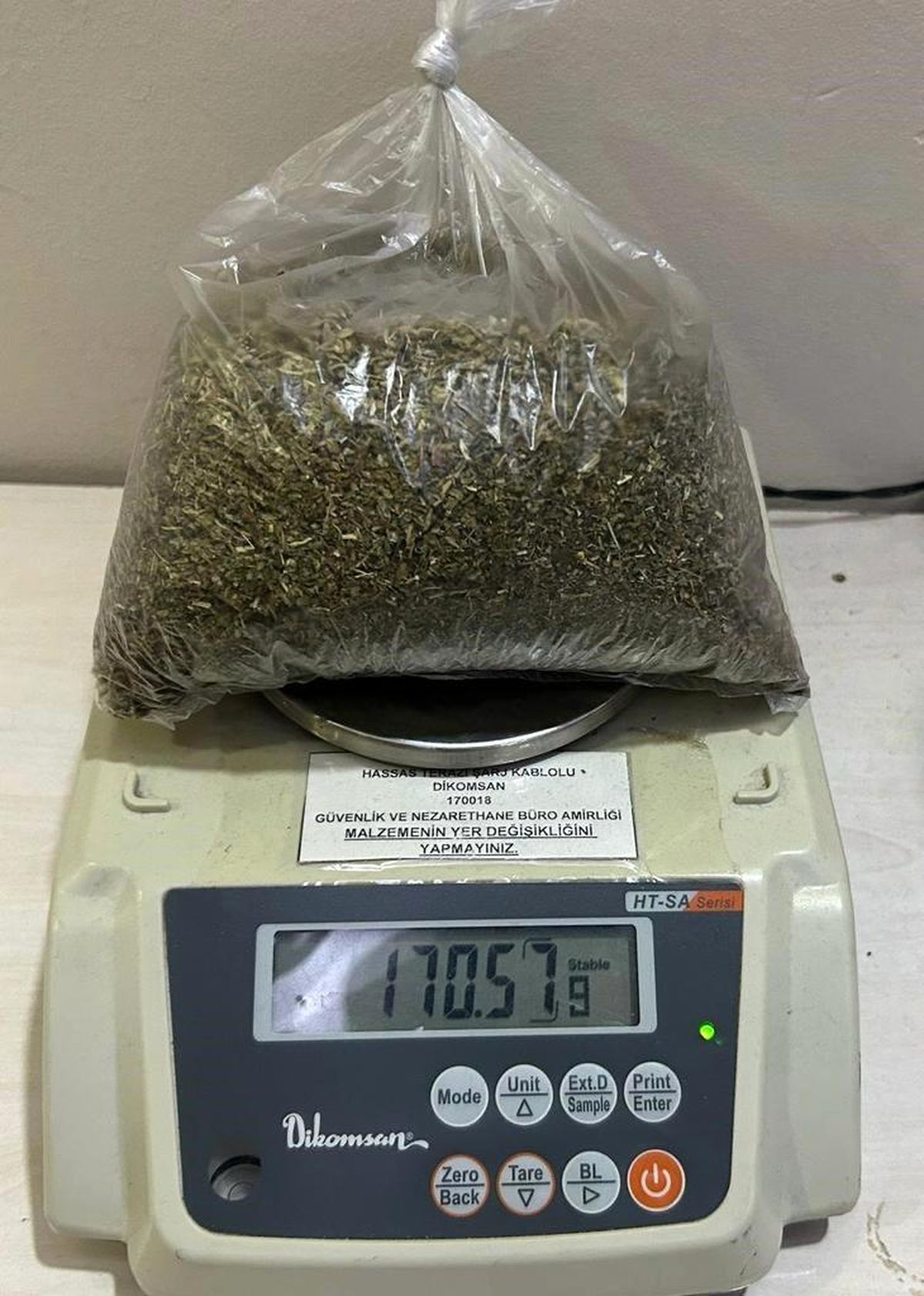 Kayseri\'de Durdurulan Motosikletli Şahıslardan 170 Gram Uyuşturucu Ele Geçirildi