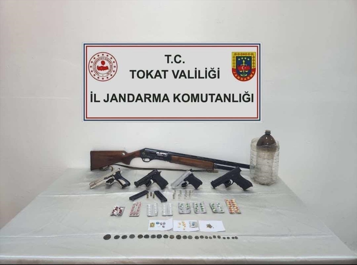 Tokat\'ta Uyuşturucu ve Silah Ticareti Operasyonu: 1 Gözaltı