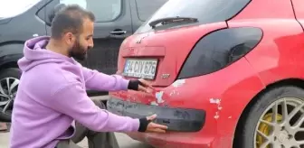 Park halindeki otomobil sürekli kazaya karışıyor