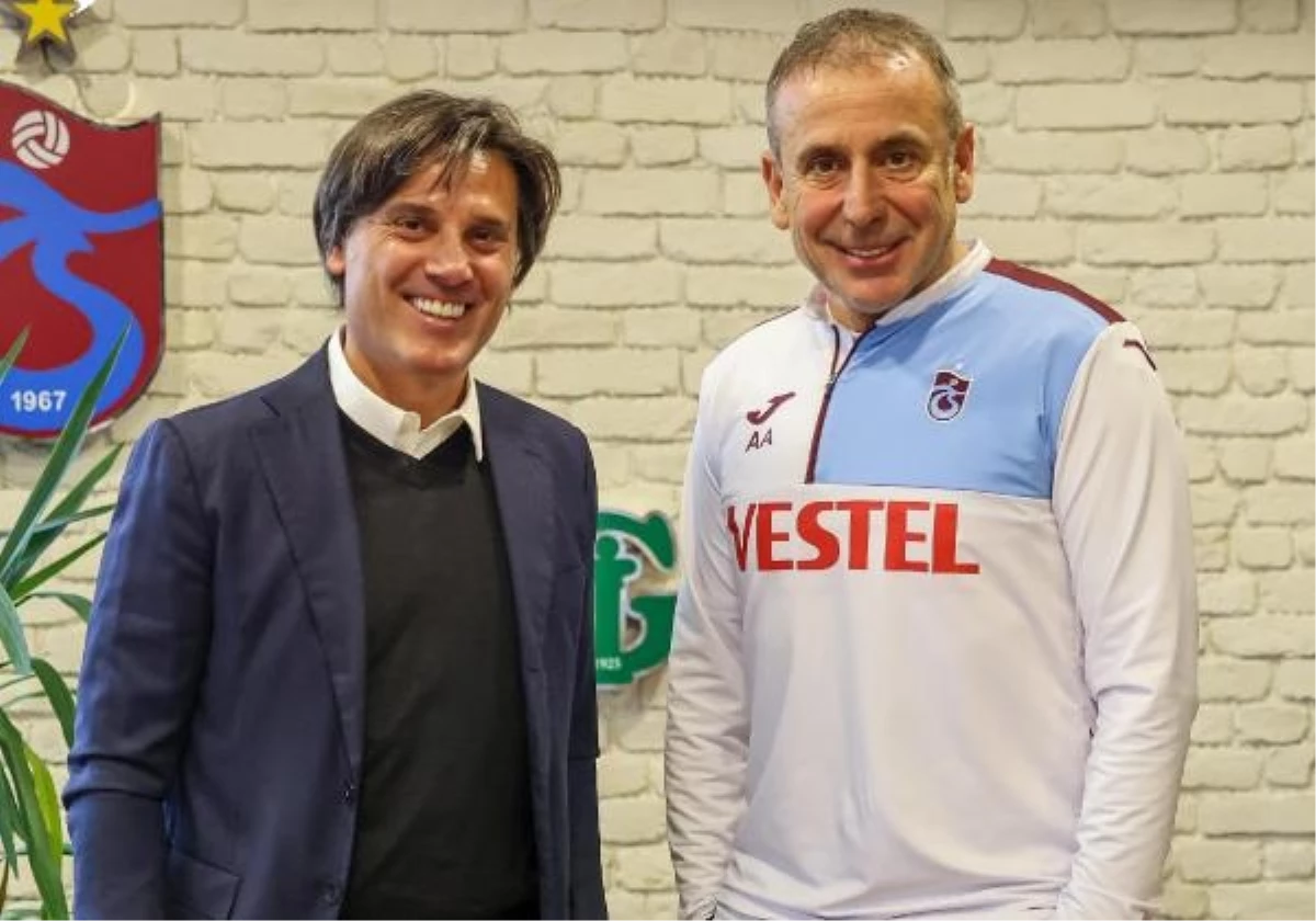 A Milli Takım Teknik Direktörü Montella, Trabzonspor\'u ziyaret etti