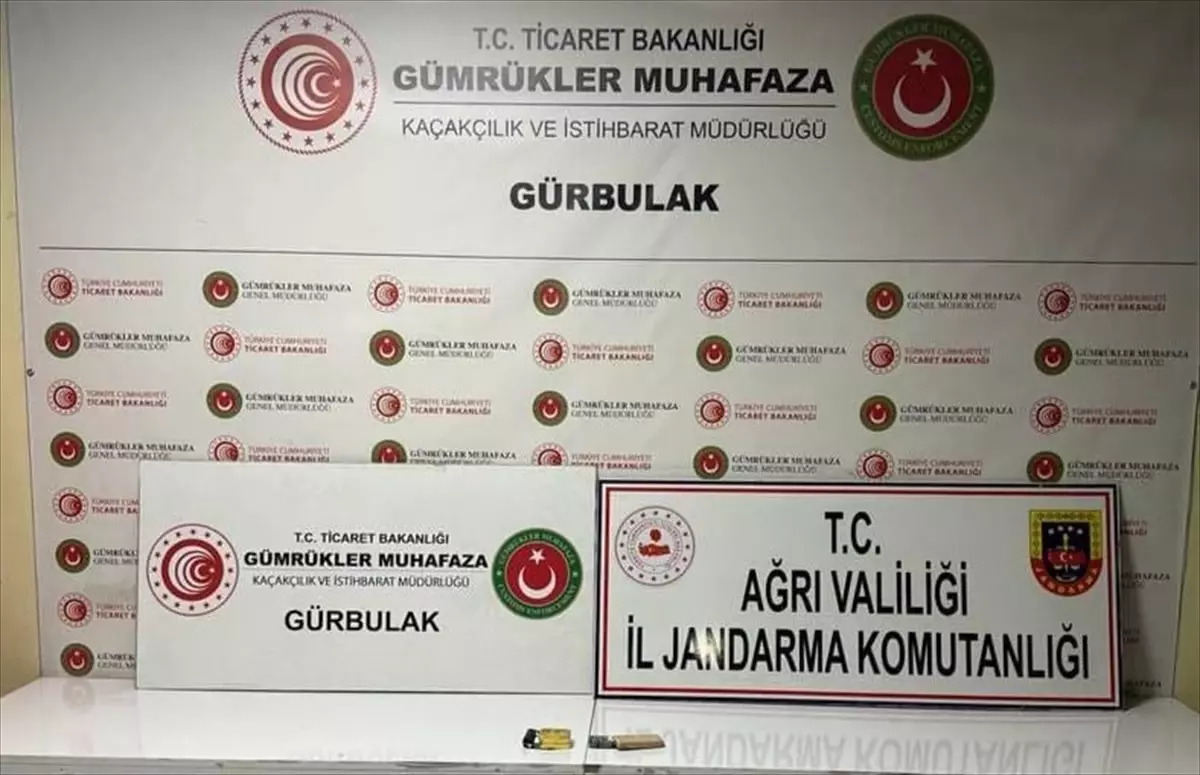 Ağrı\'da tırda gümrük kaçağı altın ele geçirildi, sürücü gözaltına alındı