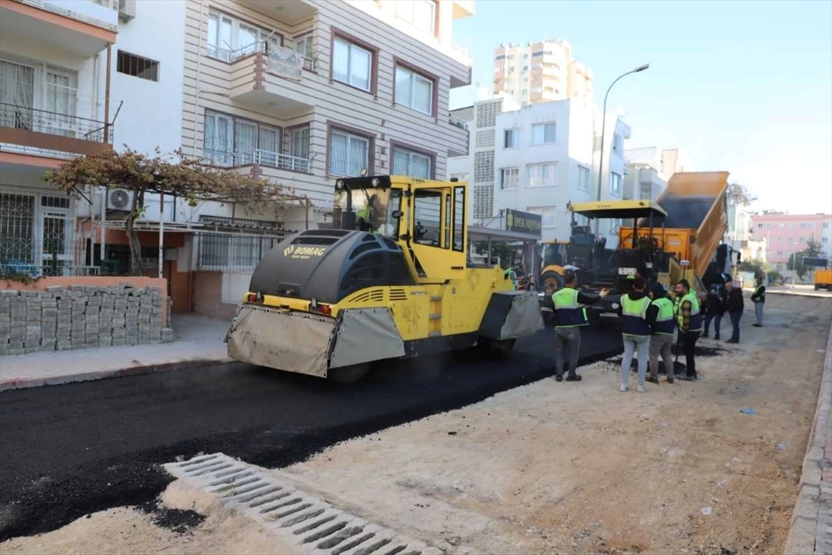 Mersin Akdeniz ilçesinde asfalt plenti tesisi kuruldu