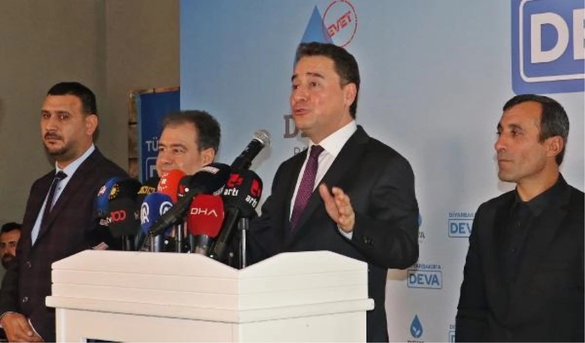 DEVA Partisi Genel Başkanı Ali Babacan, Diyarbakır\'da adaylarını tanıttı