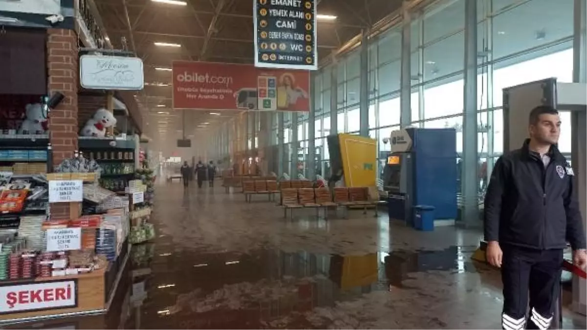 Bursa Otobüs Terminali'nde Dönerci Dükkanında Çıkan Yangın Söndürüldü