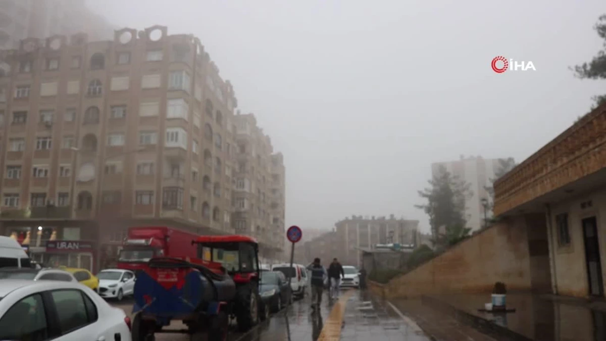 Mardin\'de sis etkili oldu, sürücüler zor anlar yaşadı