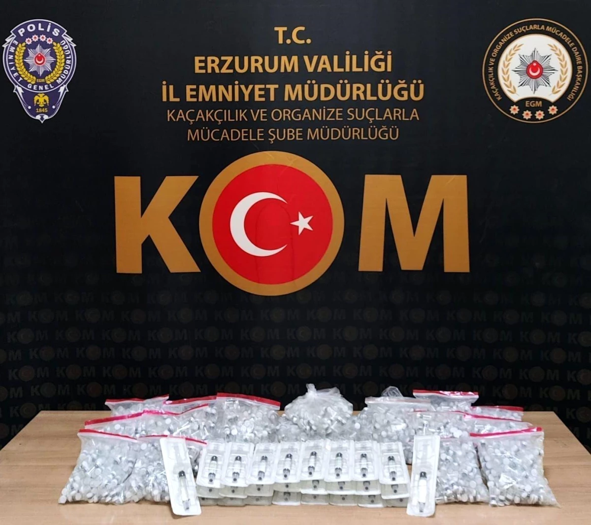 Erzurum\'da 2 bin 296 adet botoks ilacı ele geçirildi