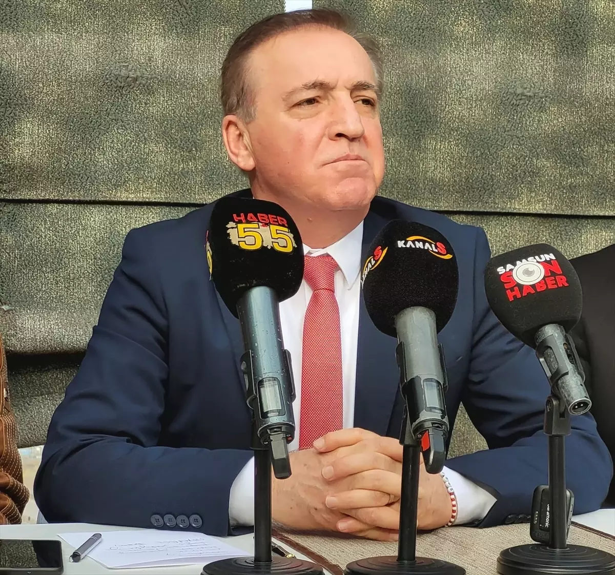 CHP Samsun Büyükşehir Belediye Başkan adayı Cevat Öncü basın mensuplarıyla bir araya geldi